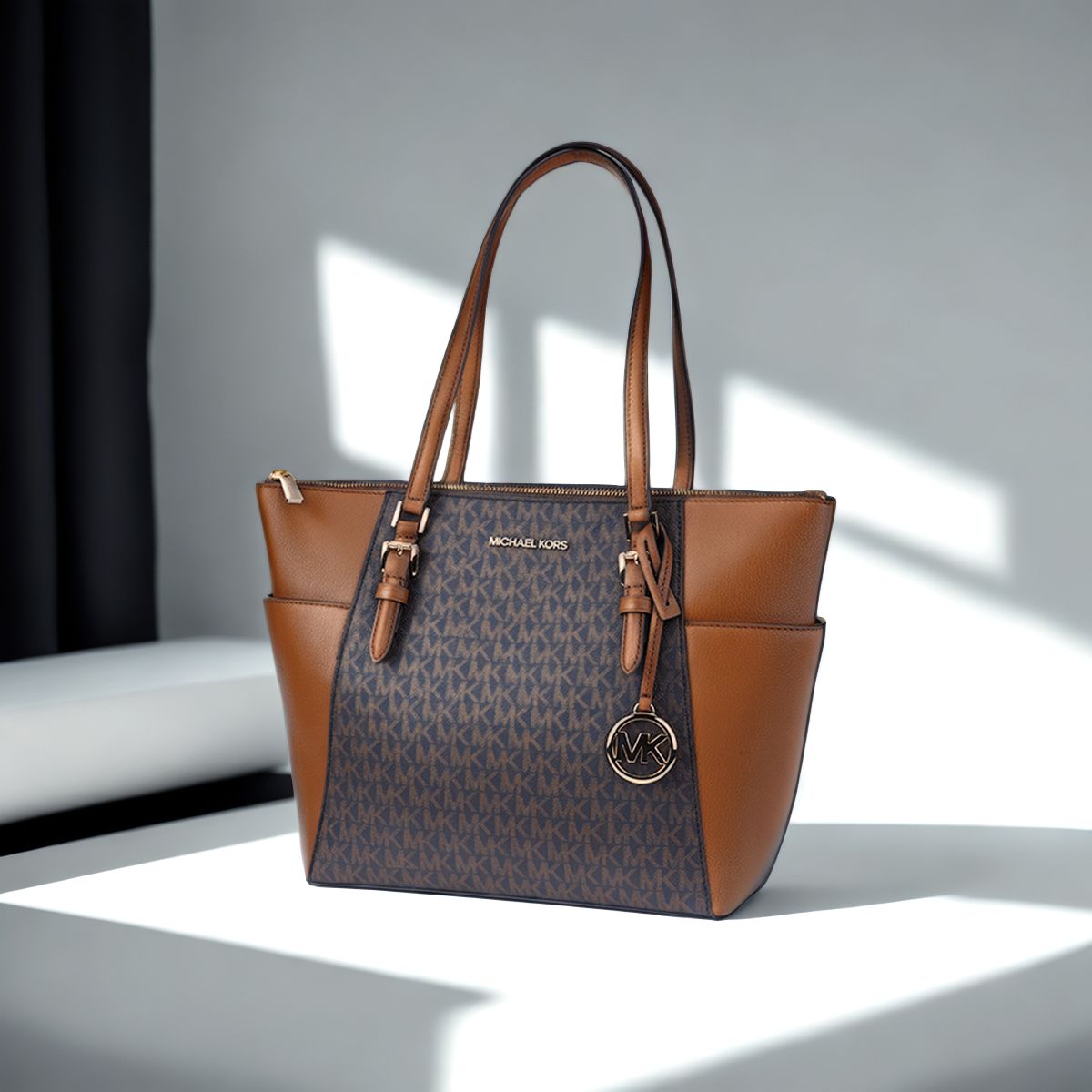 Women'S Bags Michael Kors - MICHAEL KORS Charlotte Large Logo Top-Zip