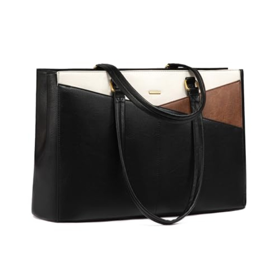 Women'S Tote Bags For Work - Vintage Leather Work Tote - Laptop