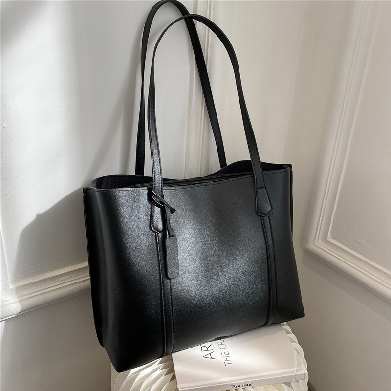 Classic Black Faux Leather Tot - Women'S Tote Bags For Work review and price