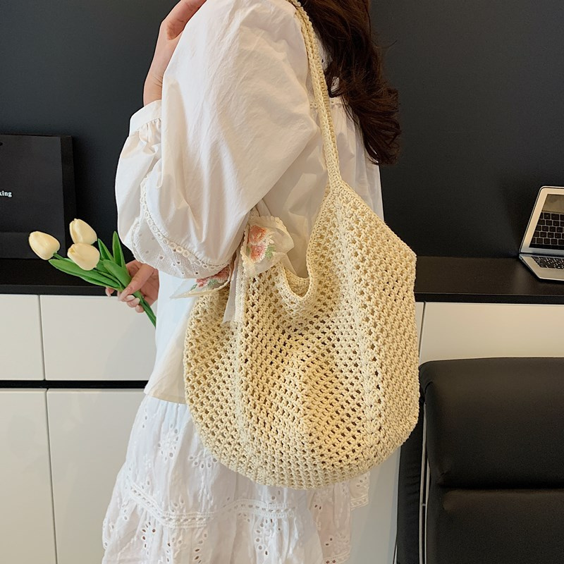 Summer Lace Bow Tote Bags Wome - Women'S Raffia Bags review and price