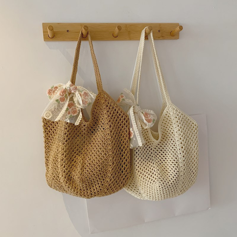 Summer Lace Bow Tote Bags Wome - Women'S Raffia Bags review and price