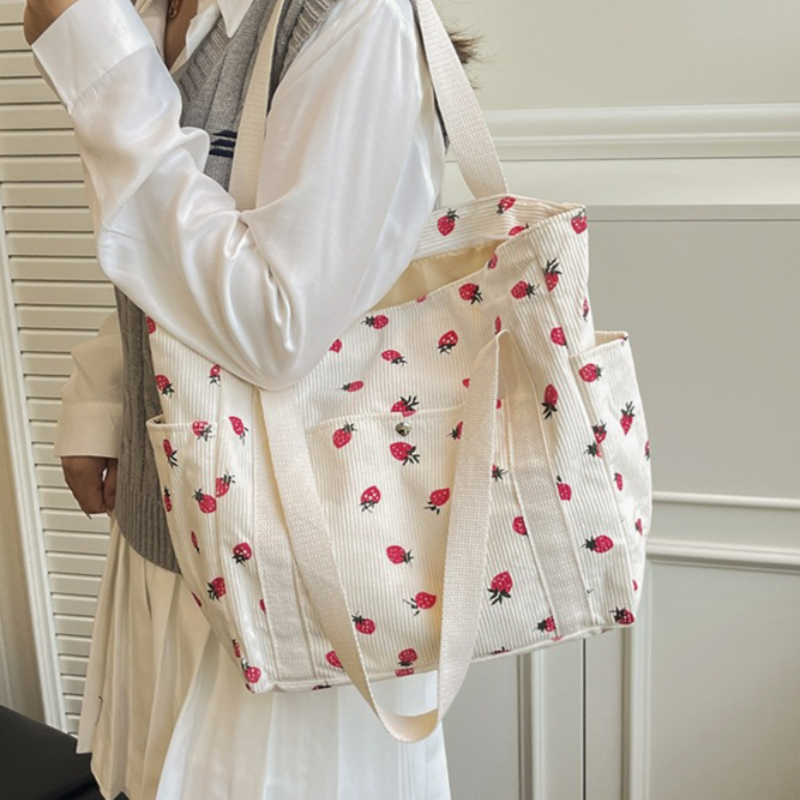 Wholesale Strawberry Corduroy  - Women Bags Wholesale review and price