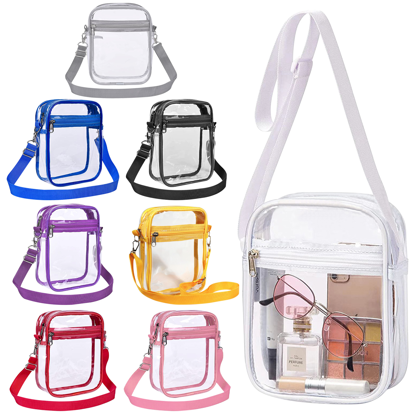 Women Clear Shoulder Bag PVC C - Women Bags Polene review and price