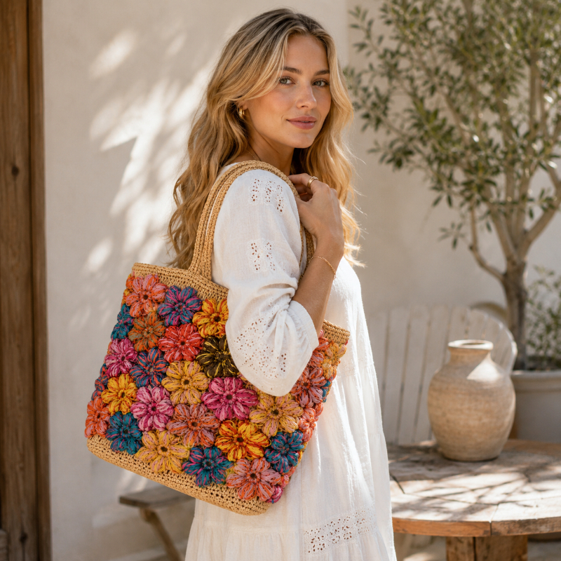 Handmade Raffia Tote Bag for W - Women'S Raffia Bags review and price