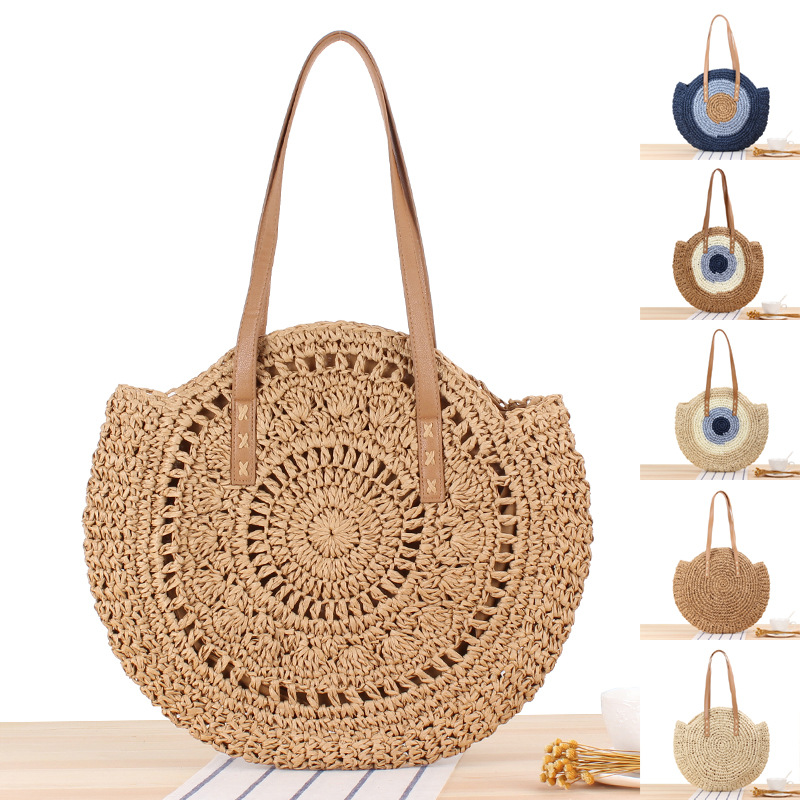 Round Straw Beach Bag Vintage  - Women'S Raffia Bags review and price