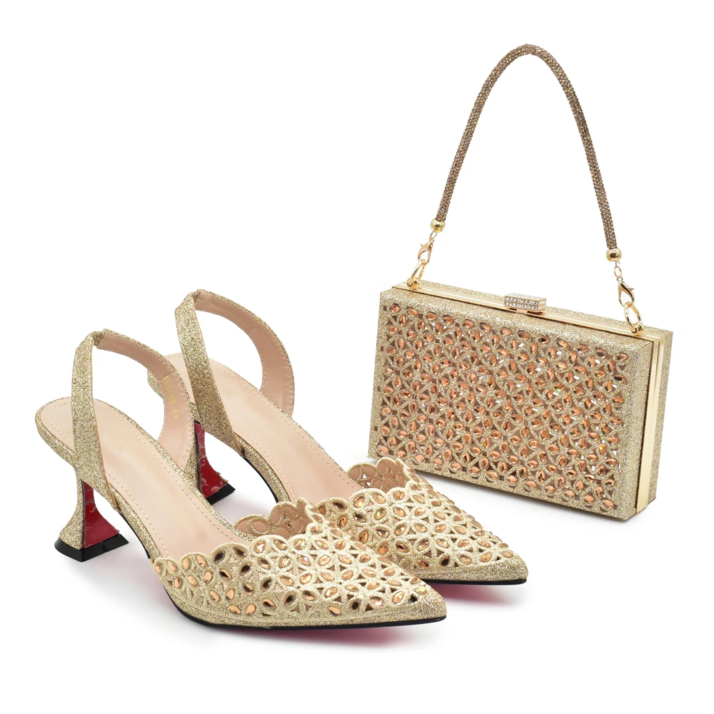 Silver Color Shoes and Bag for - Women Bags For Party review and price