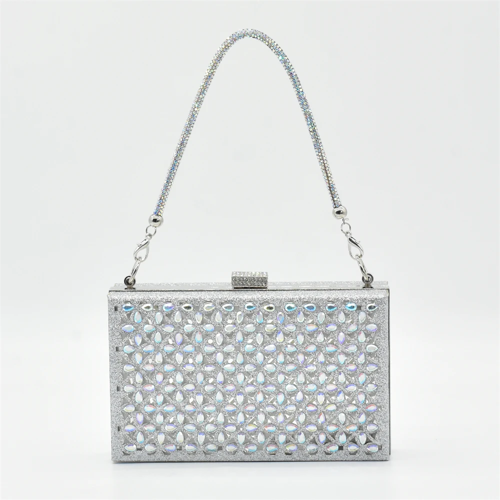 Silver Color Shoes and Bag for - Women Bags For Party review and price