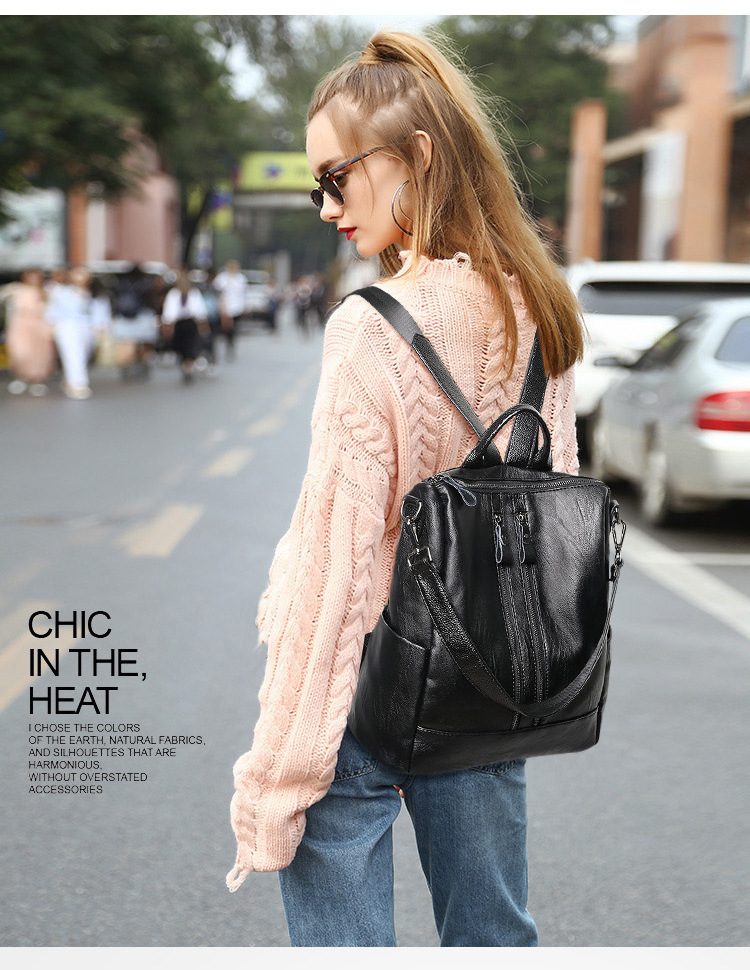 Women Soft Leather Backpack Sc - Women Bags Office review and price
