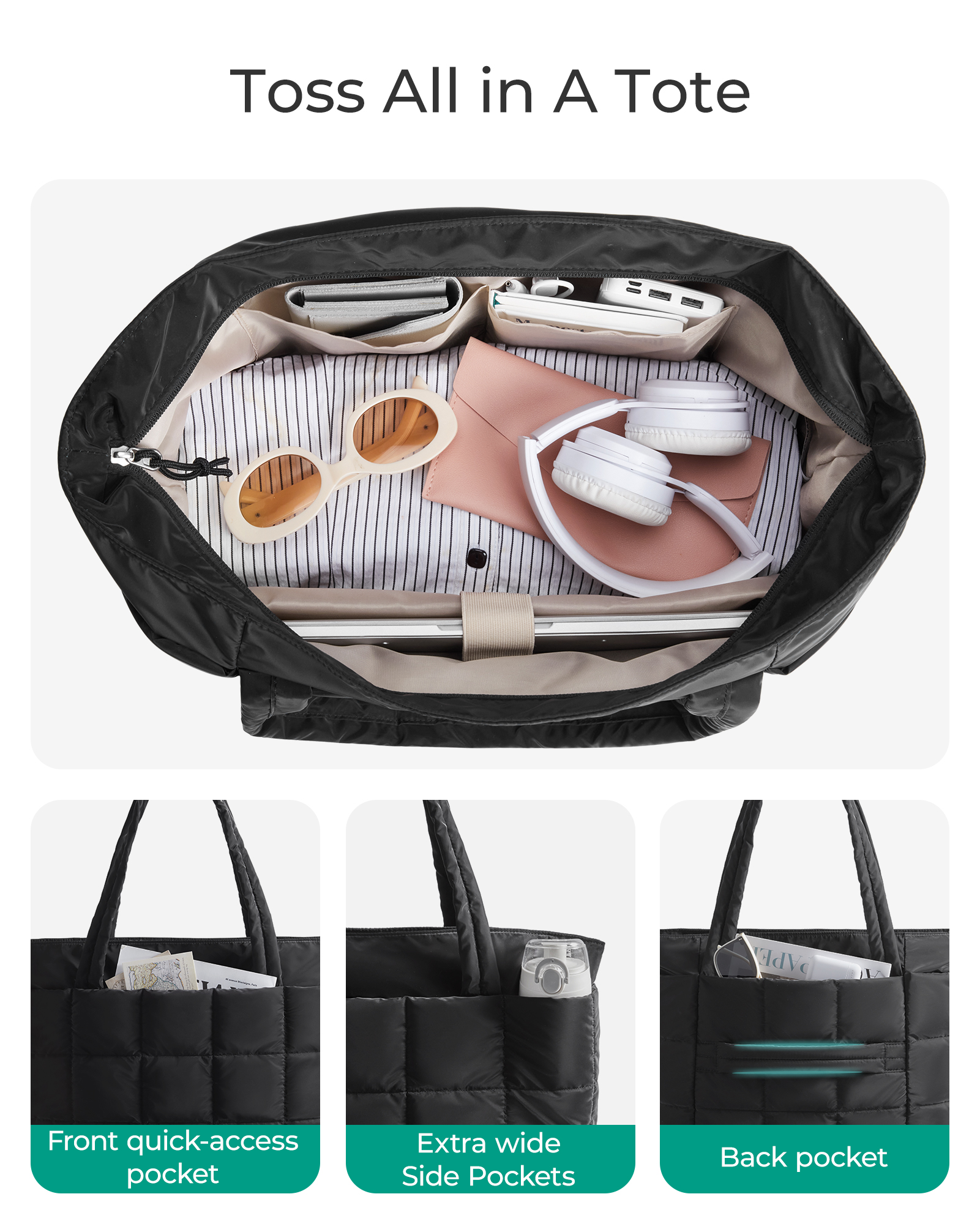 BAGSMART Travel Tote Bag Women - Women'S Tote Bags For Work review and price