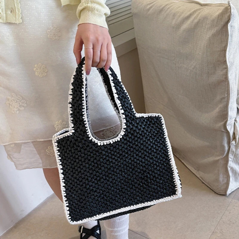 French Simple Handwoven Raffia - Women'S Raffia Bags review and price