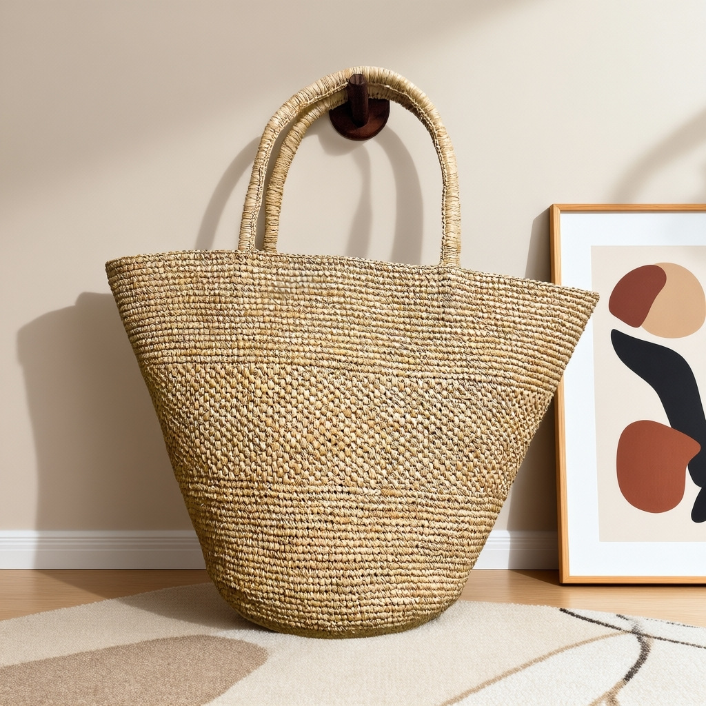 Large Capacity Raffia Straw Ba - Women'S Raffia Bags review and price