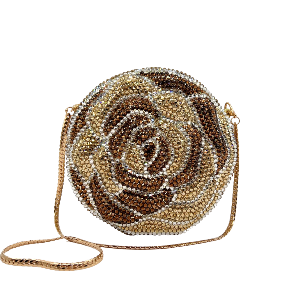 Flat Base Rhinestone Bud Clutc - Women Bags Wholesale review and price