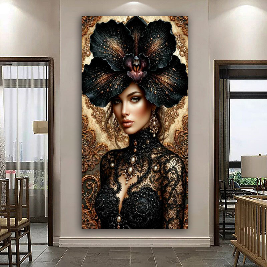 Black Flowers and Woman Diy Di - Women'S Bags New Collection review and price