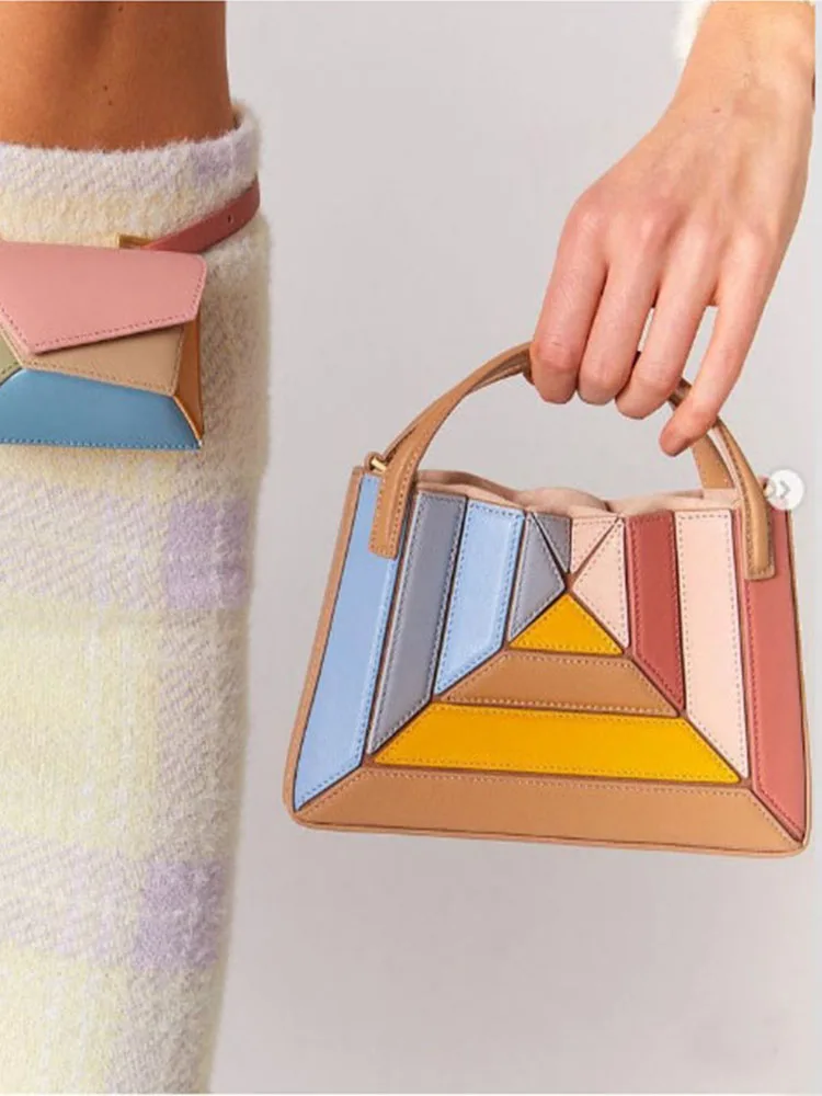 Luxury Colorful Vivid Stripped - Women Bags Polene review and price