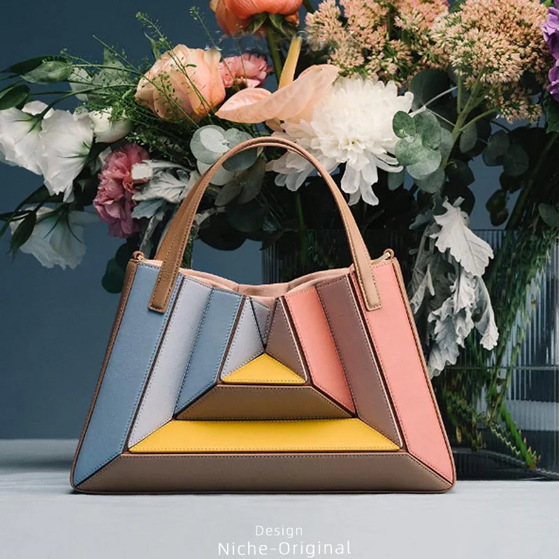 Luxury Colorful Vivid Stripped - Women Bags Polene review and price