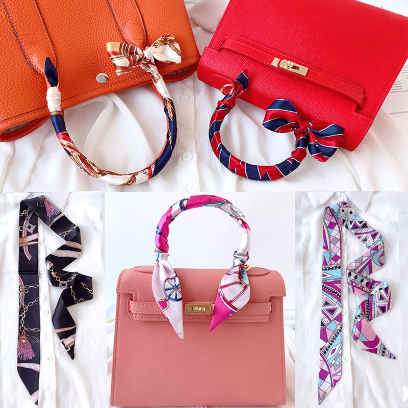Woman Skinny Silk Scarf 90cm*4 - Women Bags Polene review and price